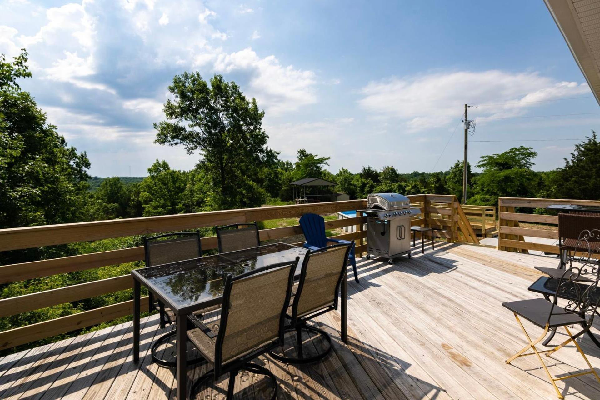 Villa 80 Acre Retreat With Pool - Minutes To Ark - Sleeps 15 Williamstown Esterno foto